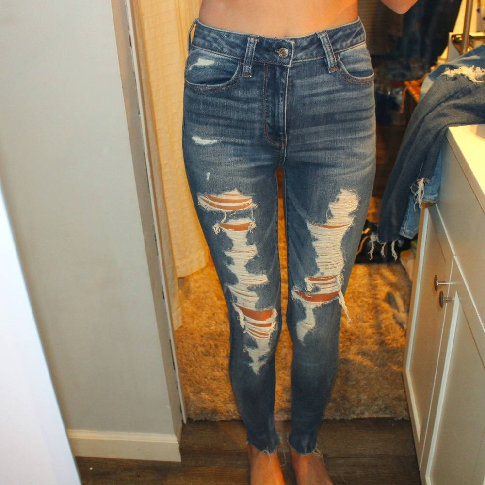 American Eagle High Rise Skinny